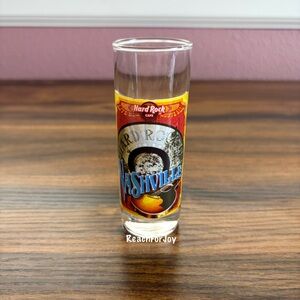 Hard Rock Cafe Nashville Shot Glass Tall Souvenir